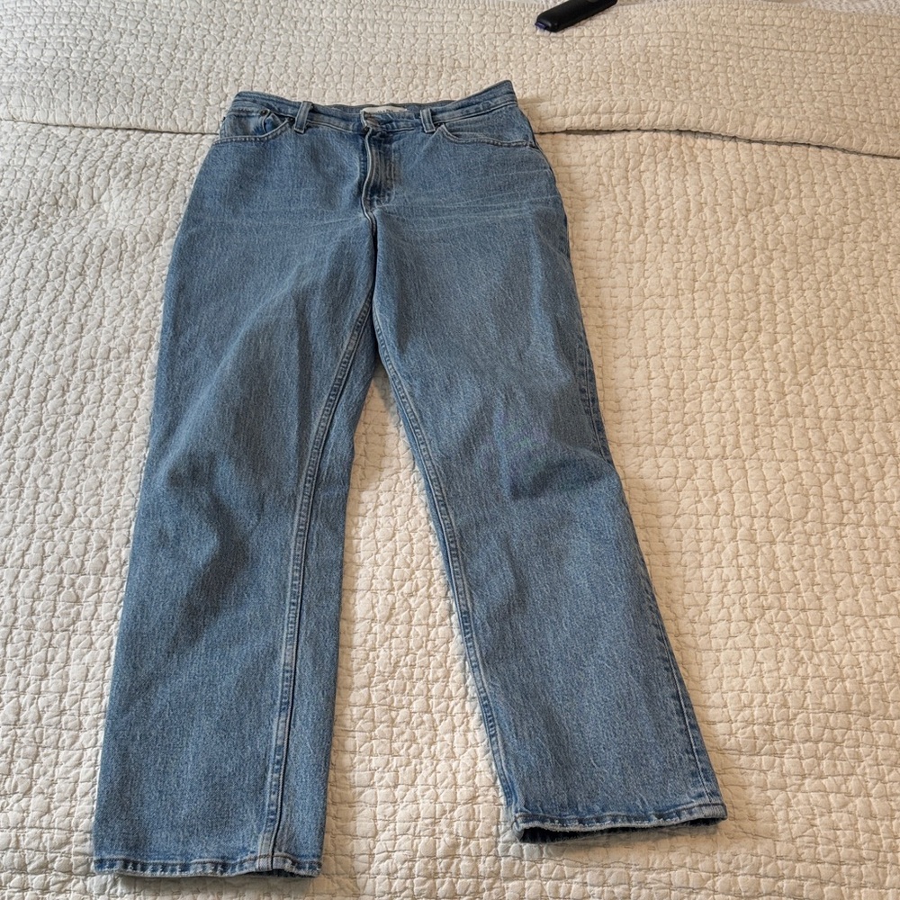 Abercrombie & Fitch Light Blue Straight Leg Jeans